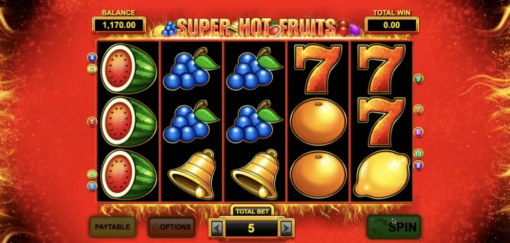 Super Hot Fruits Slot